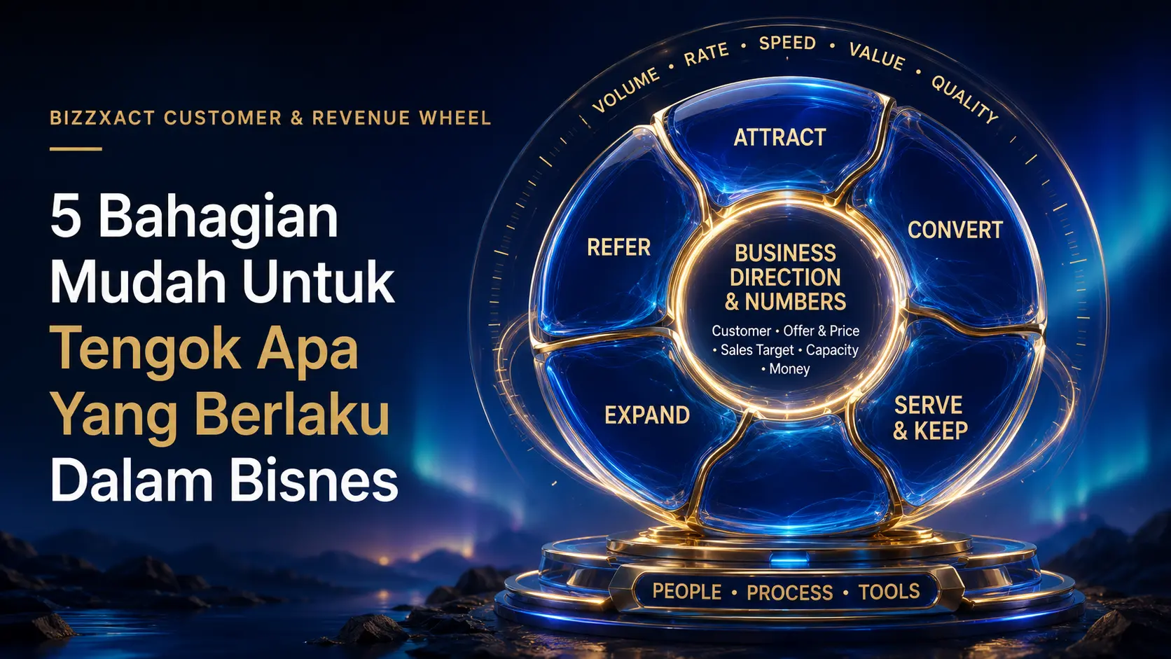 BizzXAct Customer and Revenue Wheel